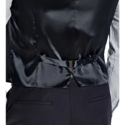 Pantalon Élégant en Laine Mélangée