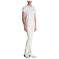 Paris flocked short-sleeved T-shirt