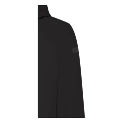 Parka Noire en Tissu Surflex