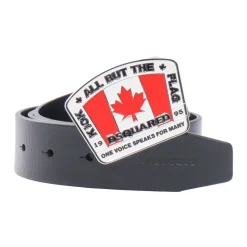 Plaque Buckle Belt
