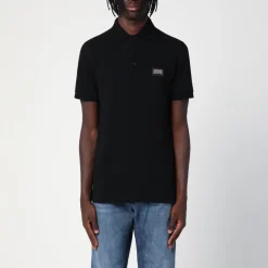 Polo-shirt avec étiquette de marque
