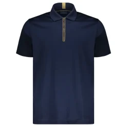 Polo Zippé à Manches Courtes