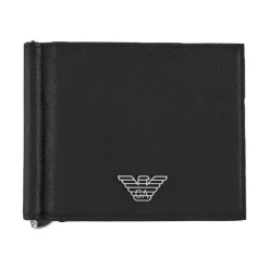 Porte-cartes compact en cuir régénéré avec clip