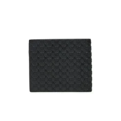 Portefeuille en cuir avec poche à monnaie et motif en relief intégral