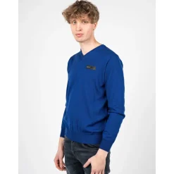 Pull en Laine Mérinos à Col en V pour Homme