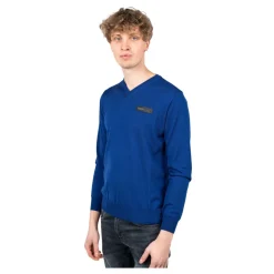 Pull en Laine Mérinos à Col en V pour Homme