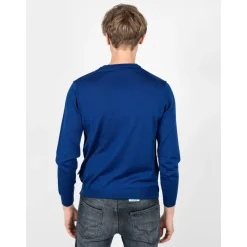 Pull en Laine Mérinos à Col en V pour Homme