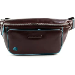 Sac Bandoulière en Cuir avec Fermeture Éclair