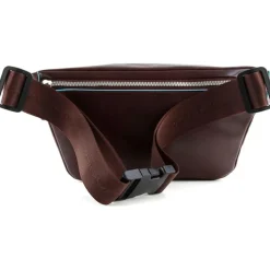 Sac Bandoulière en Cuir avec Fermeture Éclair