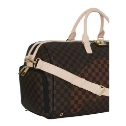 Sac de Voyage Bandolero Nouveau Marron Check