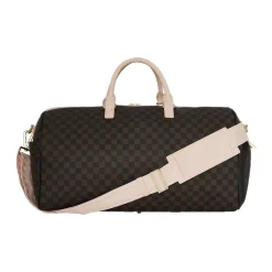 Sac de Voyage Bandolero Nouveau Marron Check