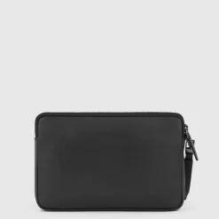 Sacoche homme en cuir porte-iPad®mini avec poignée amovible et protection RFID