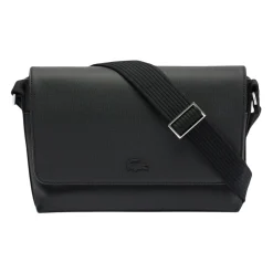 Sac à rabat classique pour homme en noir