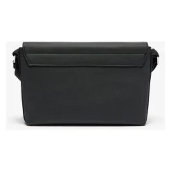 Sac à rabat classique pour homme en noir