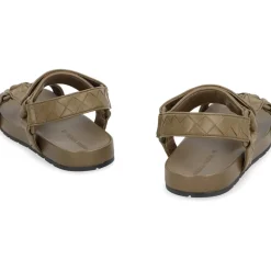 Sandales en Cuir Tissé