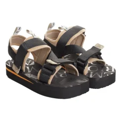 Sandales Plateformes Sportives à Brides Velcro