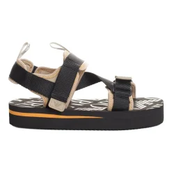 Sandales Plateformes Sportives à Brides Velcro