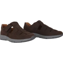 Sandalette confortable pour homme en marron