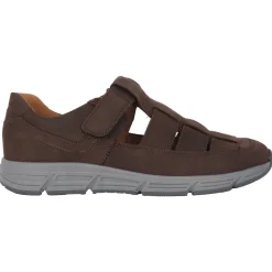 Sandalette confortable pour homme en marron