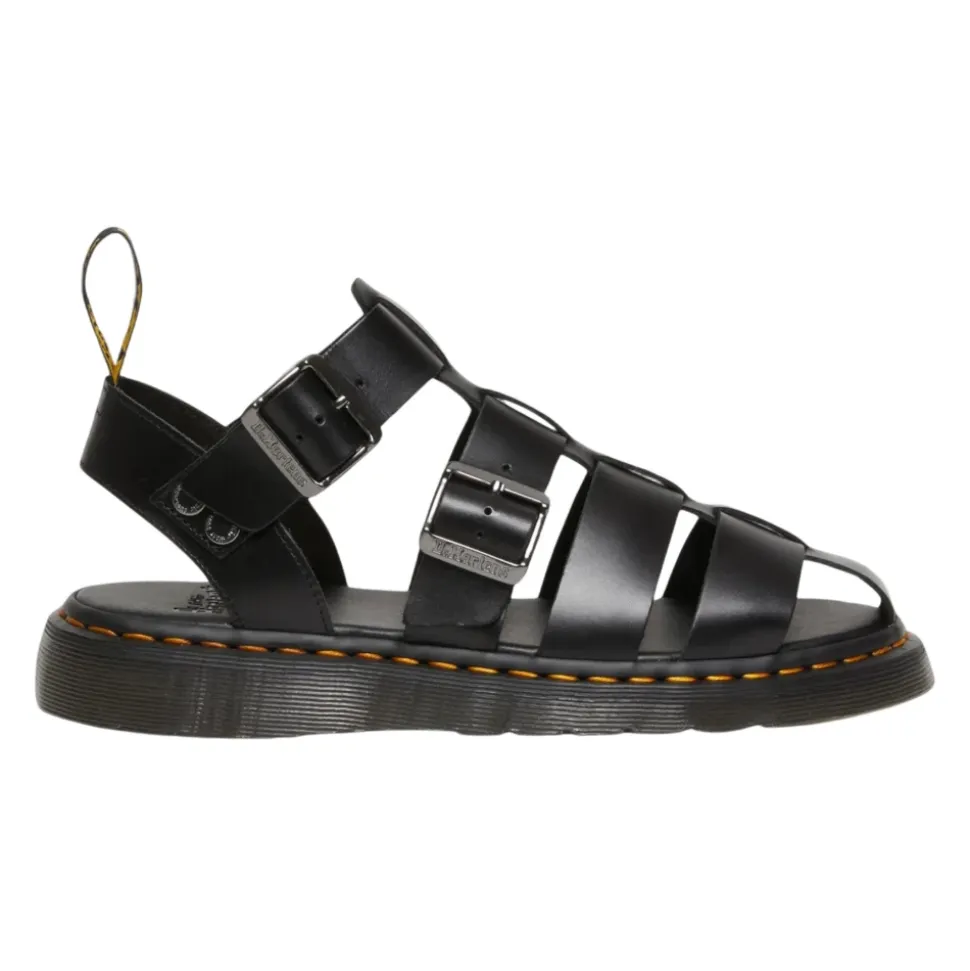 Sandalette en Cuir Boucle Semelle Caoutchouc