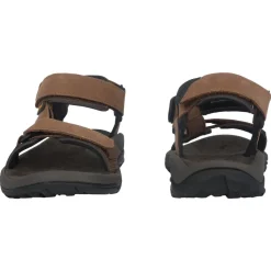 Sandalette marron pour homme avec semelle intermédiaire en mousse Eva