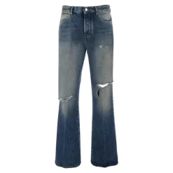 Slashed Boot Cut Jean