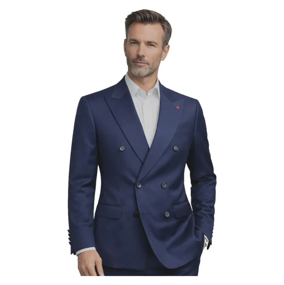 Slim Fit Doppiopetto Blazer