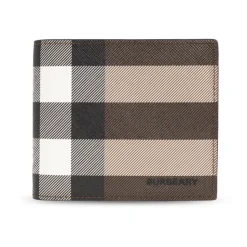 Small Check Folding Wallet