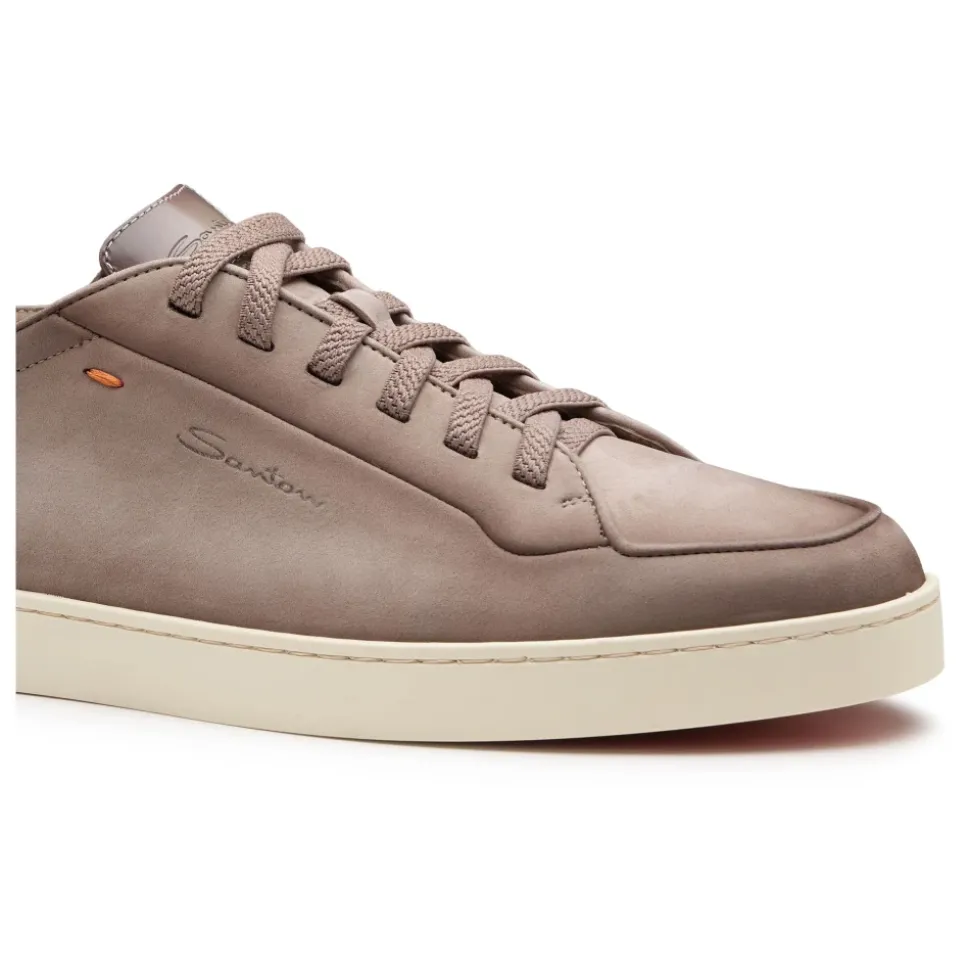 Sneaker à lacets en nubuck