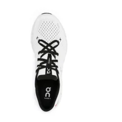Sneakers Blanches en Tricot avec Détails Réfléchissants