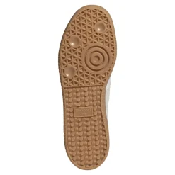 Sneakers Blancs en Cuir Lacets Semelle en Caoutchouc