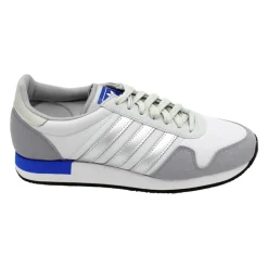 Sneakers sportives en tissu avec inserts en daim