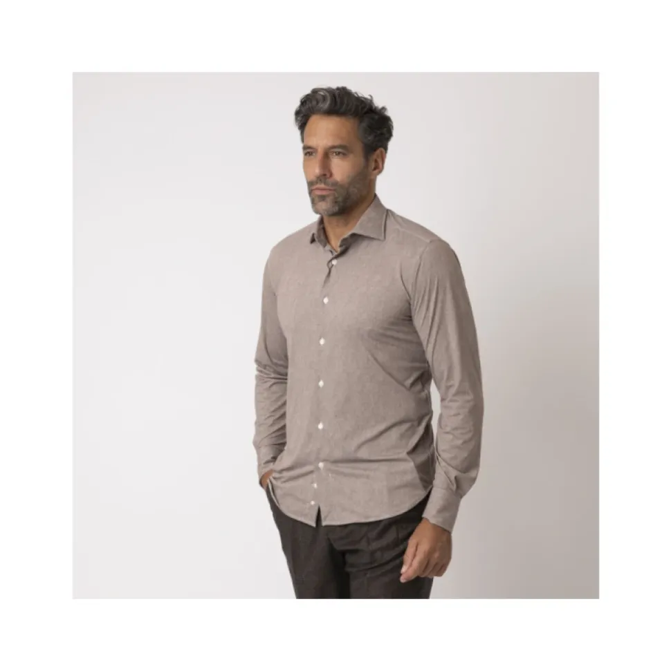 Stretch Heathered Shirt