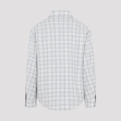 Surchemise matelassée en laine flanelle