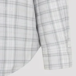 Surchemise matelassée en laine flanelle