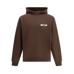 Sweat à Capuche avec Logo Patch