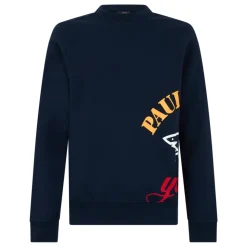 Sweatshirt à col rond imprimé
