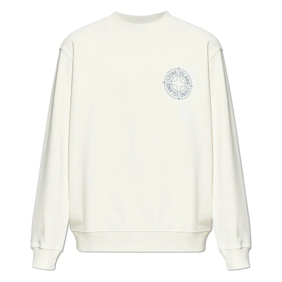 Sweat-shirt ras du cou avec logo imprimé