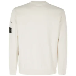 Sweat-shirt Ras du Cou en Molleton de Coton avec Poche Ripstop Coupe Classique