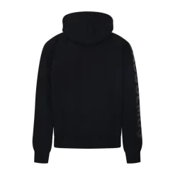 Sweatshirt Typo Noir pour Homme