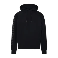 Sweatshirt Typo Noir pour Homme