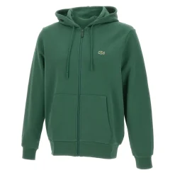 Sweat-shirt zippé en molleton coupe classique