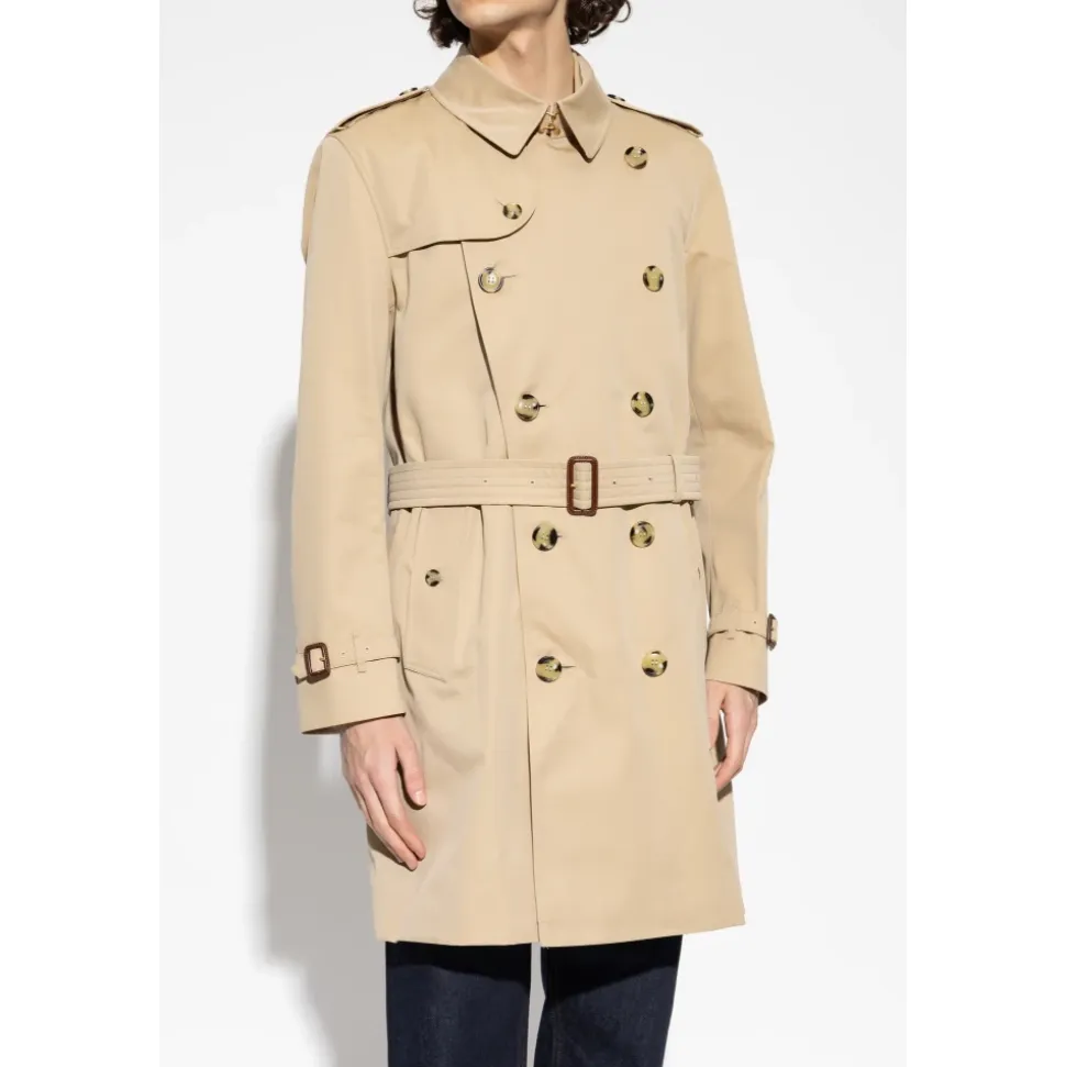 Trench-coat Kensington croisé avec ceinture