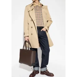 Trench-coat Kensington croisé avec ceinture