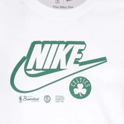 T-shirt avec logo Boston Celtics Blanc