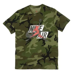T-Shirt Classique en Camouflage Olive