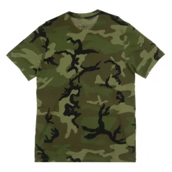 T-Shirt Classique en Camouflage Olive