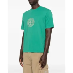 T-shirt coupe droite avec imprimé boussole intégral