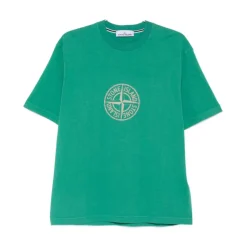 T-shirt coupe droite avec imprimé boussole intégral