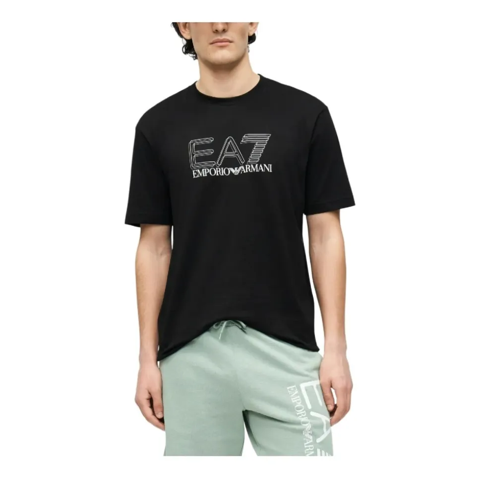 T-shirt en coton à col rond